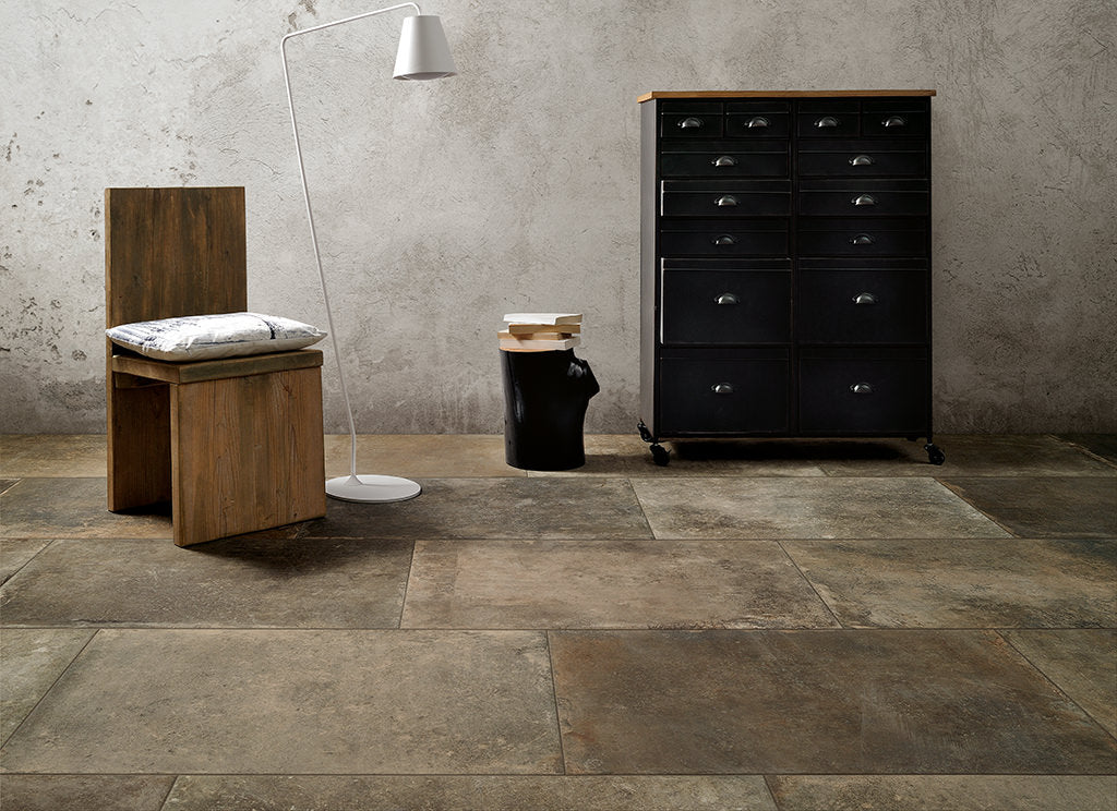 Fioranese Montpellier Moka floor lifestyle
