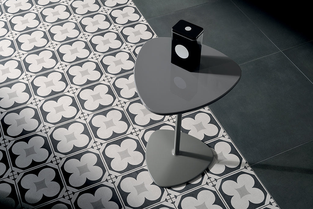 Fioranese Cementine Black&White Black&White_4 with Blend Gomma floor lifestyle