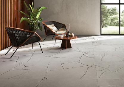 Fioranese Kintsugi Hibi Fog 60x120 naturale rettificato lifestyle