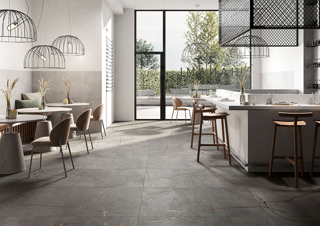 Fioranese Kintsugi Hibi Storm 60x120 naturale rettificato lifestyle
