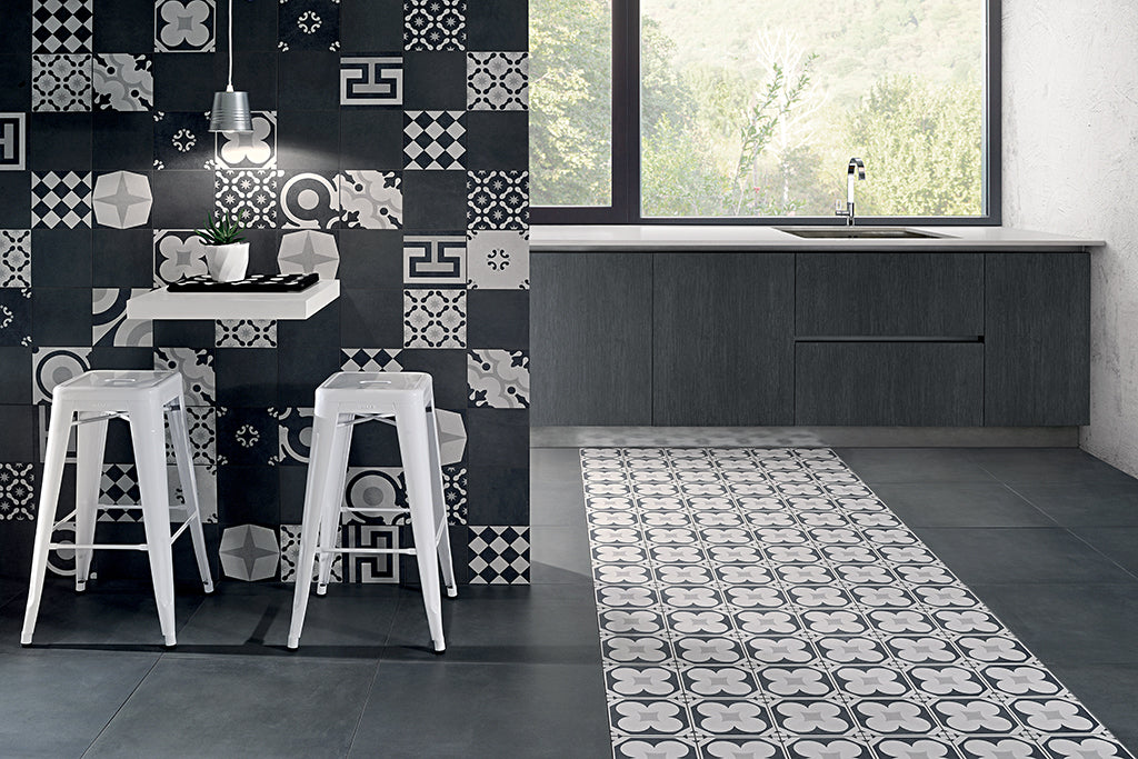 Fioranese Cementine Black&White Mix and Black&White_4 interior lifestyle