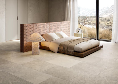 Fioranese Autentica Light Grey 60.4x90.6 bedroom lifestyle