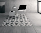 Fioranese Cementine Black&White Black&White_2 with Urban Stone Grey floor lifestyle