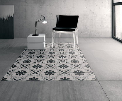 Fioranese Cementine Black&White Black&White_2 with Urban Stone Grey floor lifestyle