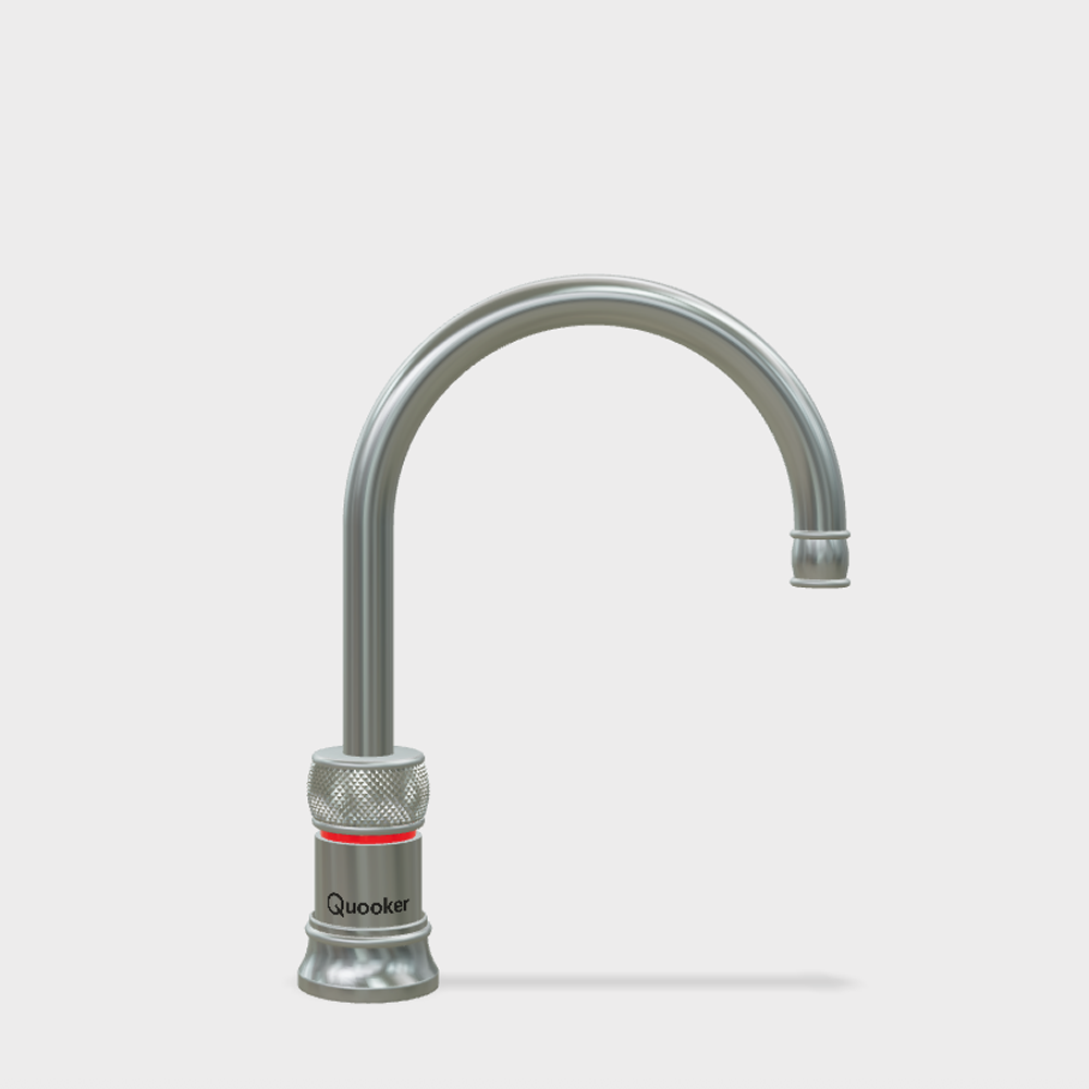 Quooker Classic Nordic Single Round  Stand-alone Boling Water Tap steel