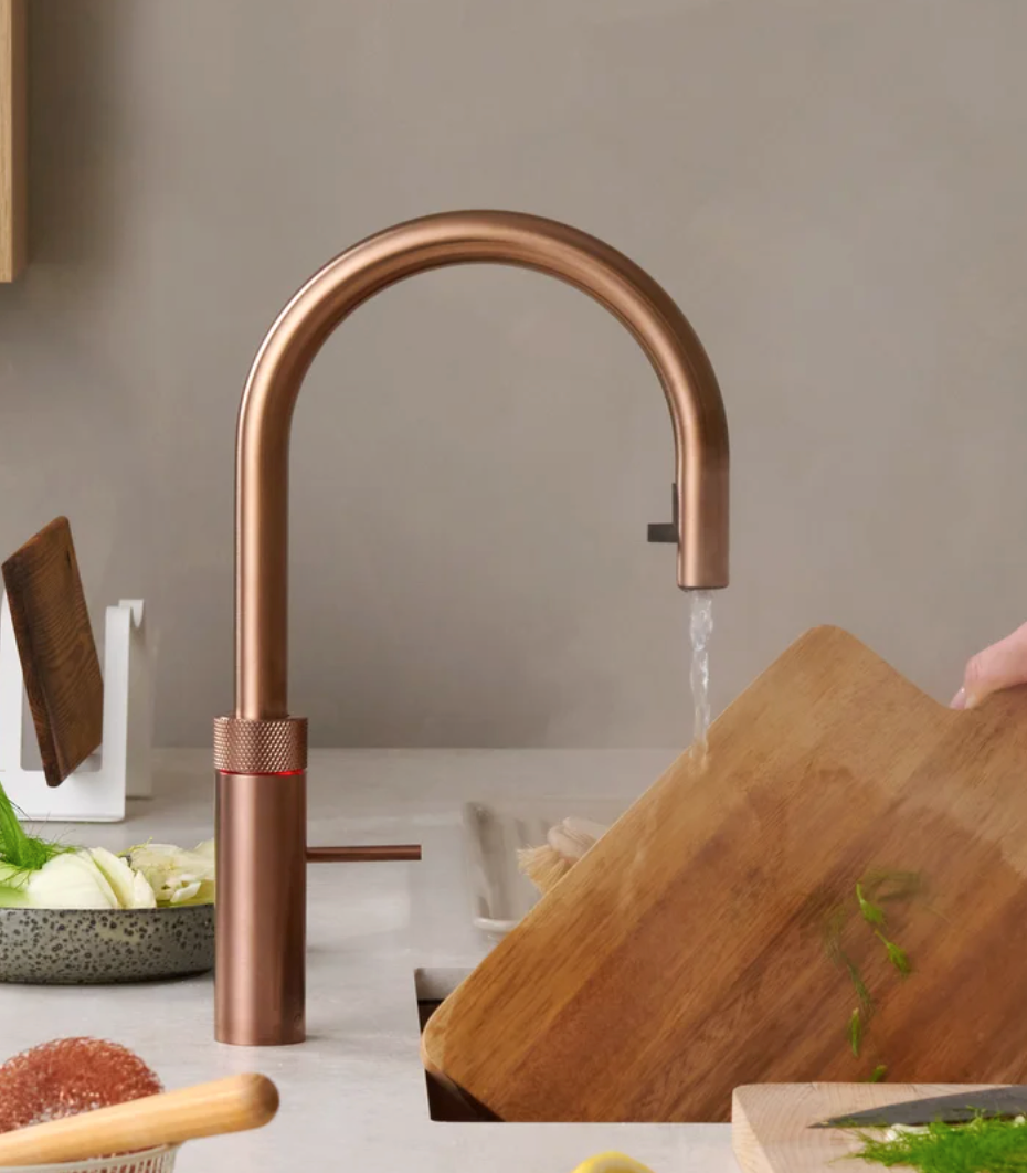 Quooker Flex Boiling Hot and Cold Water Tap ( 3 in 1 ) cooper