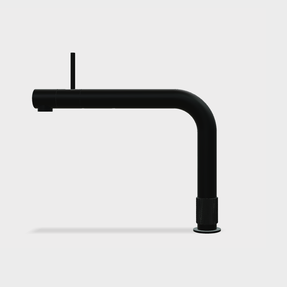 Quooker Front Boiling, Hot and Cold Water black