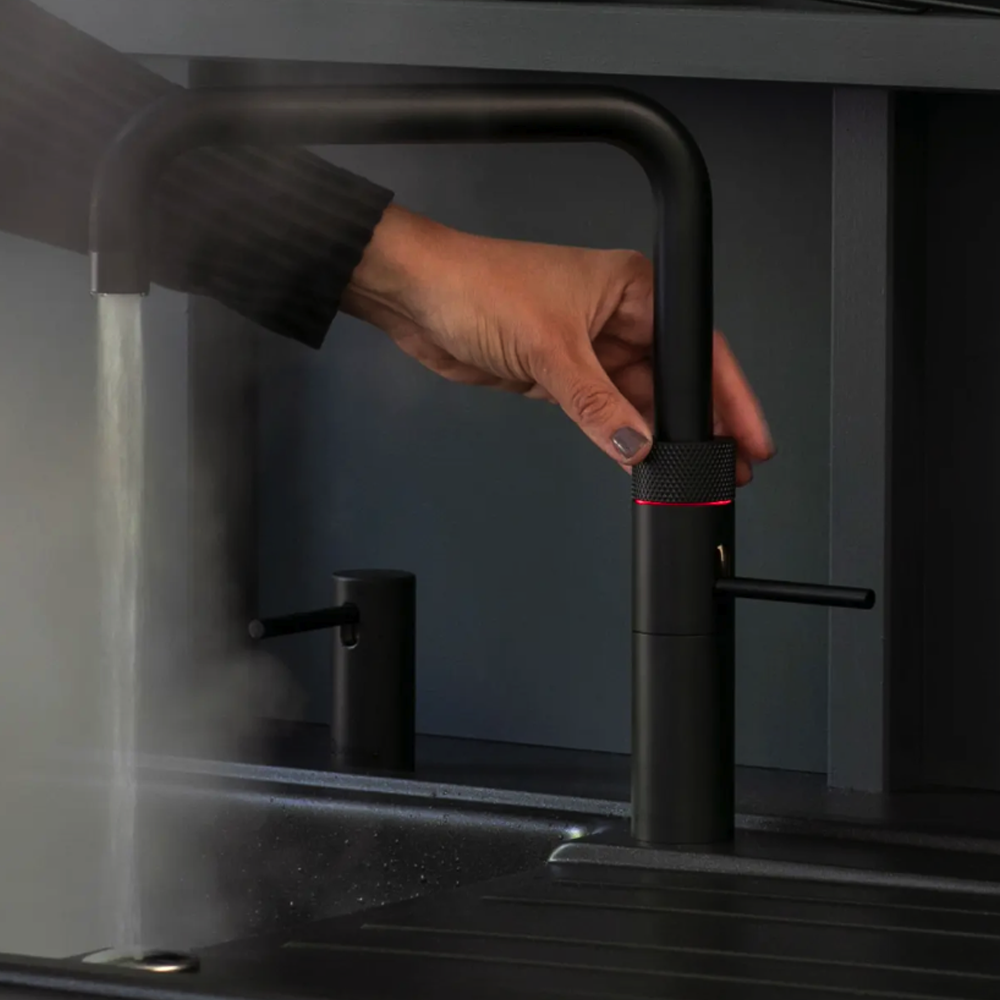 Quooker Fusion Square Boiling hot and Cold Tap  black