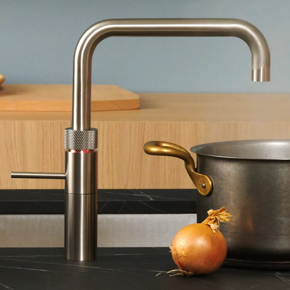 Quooker Fusion Square Boiling hot and Cold Tap  steel