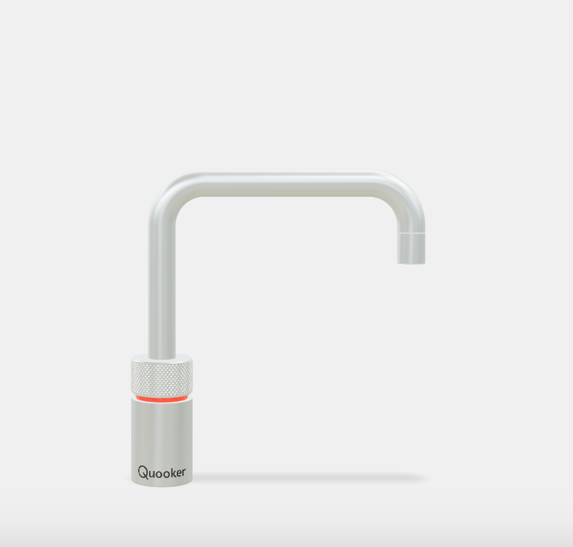 Quooker Nordic Single Square  Stand-alone Boling Water Tap steel