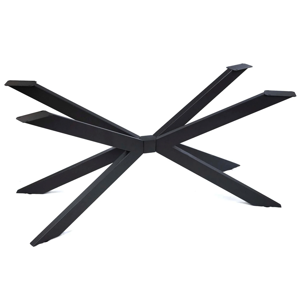 Butterfly leg style for the liquid metal dining table