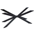 Butterfly leg style for the liquid metal dining table