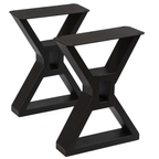 Farmhouse leg style for the liquid metal bench