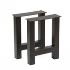 H Shape leg style for the liquid metal bench