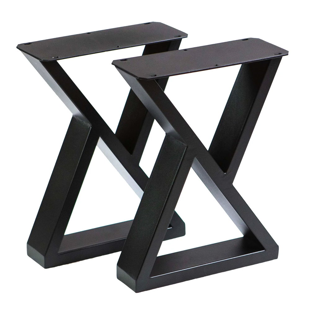 Z Shape leg style for the liquid metal bench