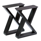 Z Shape leg style for the liquid metal bench
