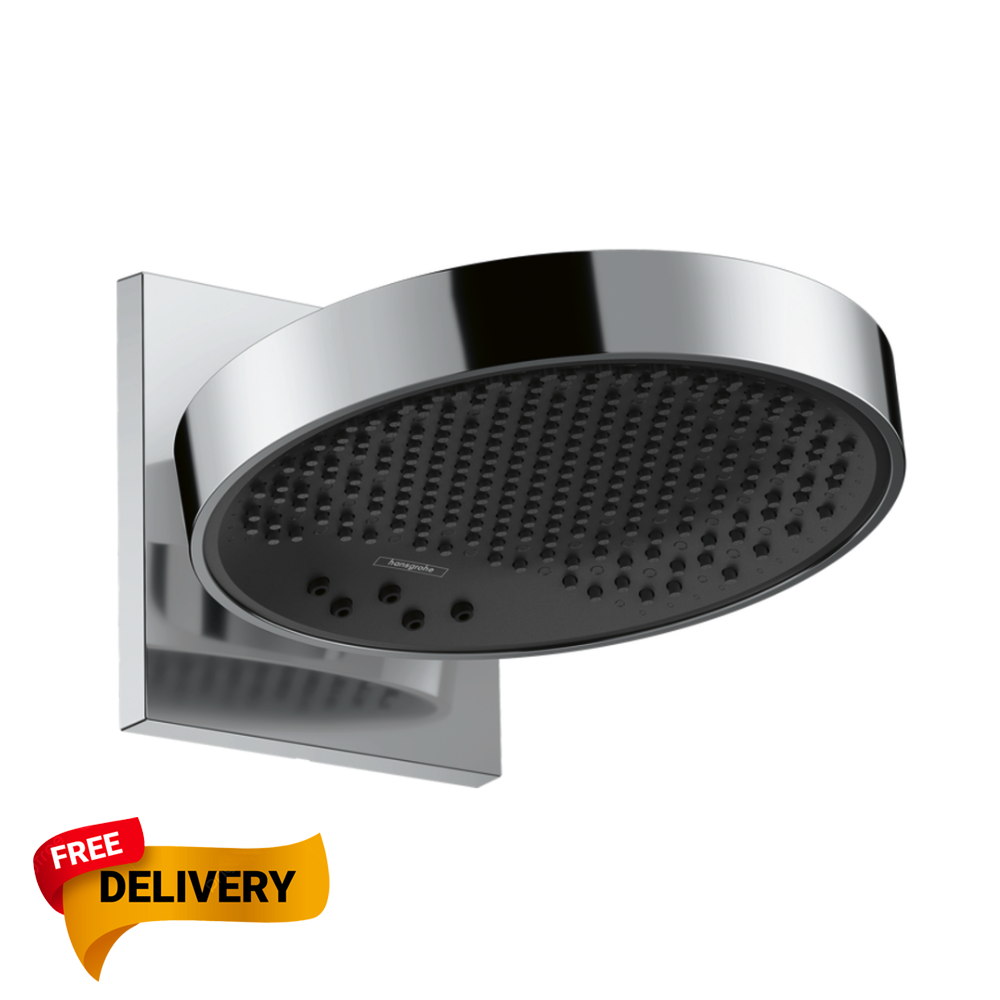 Rainfinity Overhead shower 250 3jet with wall connector