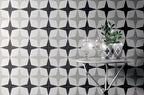 Fioranese Cementine Black&White Black&White interior wall lifestyle