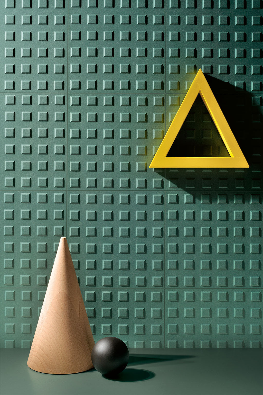 Fioranese Fio. Block Eden Green 30.2x30.2 wall lifestyle