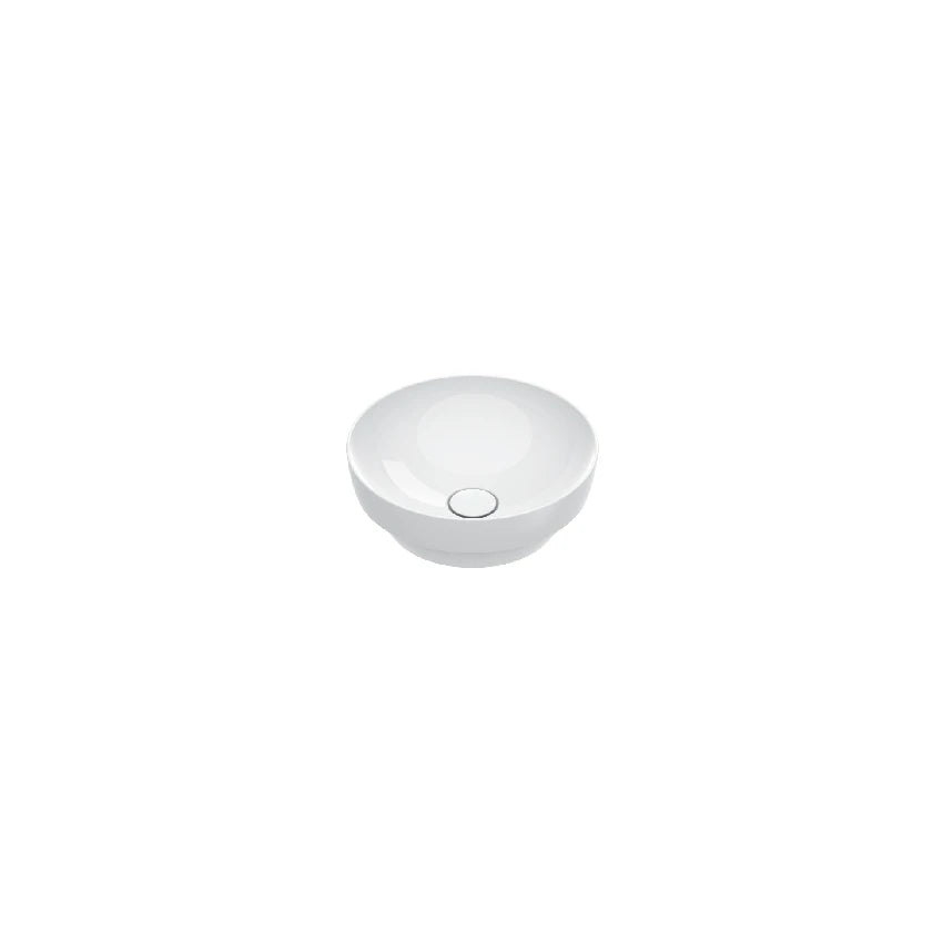 Catalano Sfera Ø40 Round Built-In or Undercounter Basin in gloss white