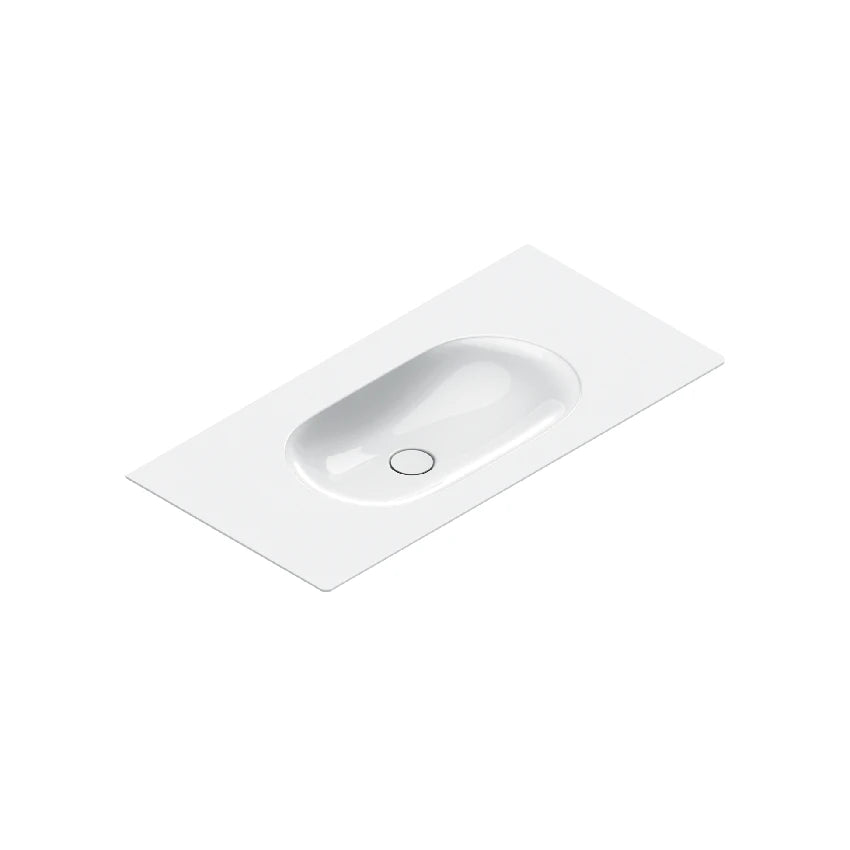 Catalano Sfera 100 Wall-Hung or Furniture Basin in gloss white