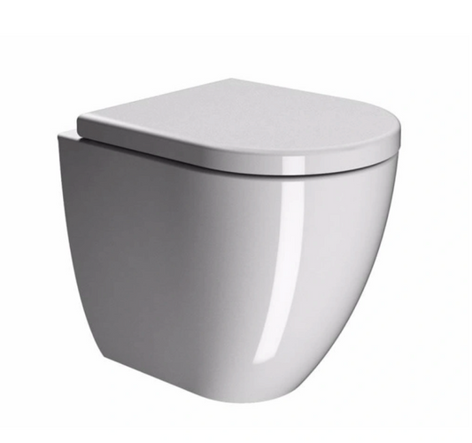 GSI Pura 50 Back To Wall Rimless WC & Soft Close Seat