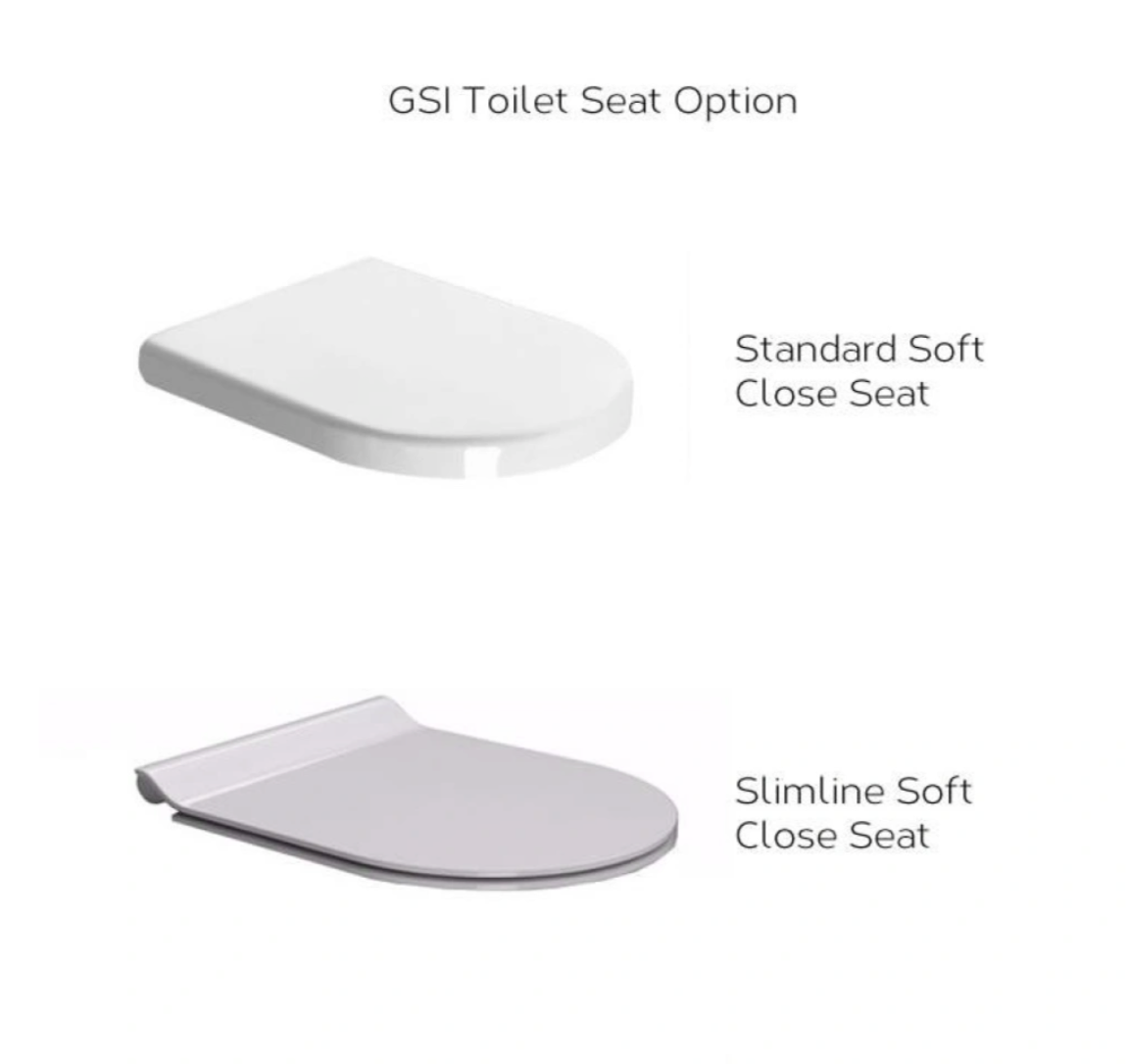 GSI Pura 50 Rimless Back to Wall WC Pan GS8801