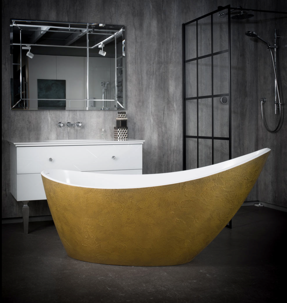 Ashton & Bentley Isis 1726mm Free Standing Bath gold