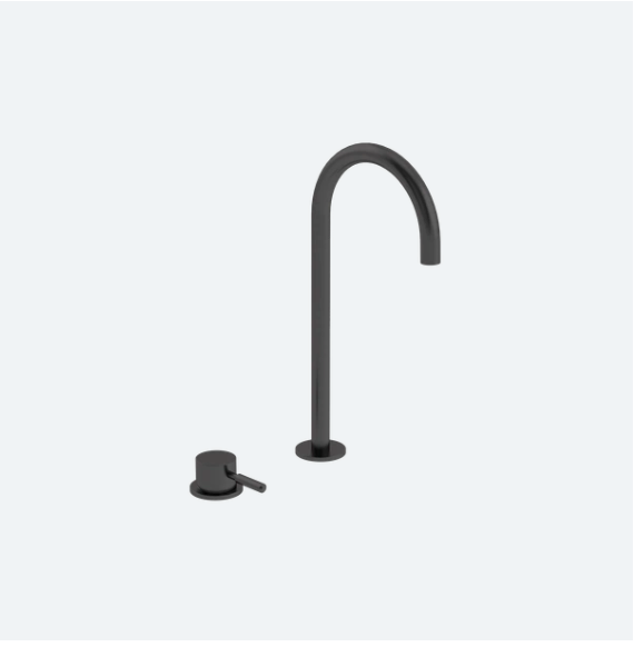 Coalbook Decca 2TH Deck Mounted Basin Mixer Fixed Tall Spout DC1004