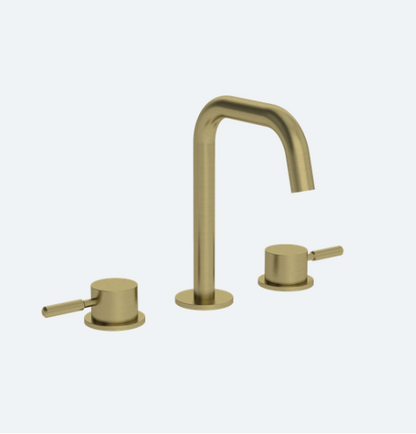 Coalbook Domo 3TH Deck Mounted Basin Mixer Angled Fixed Spout DO1005 ( 4 Colours Available )