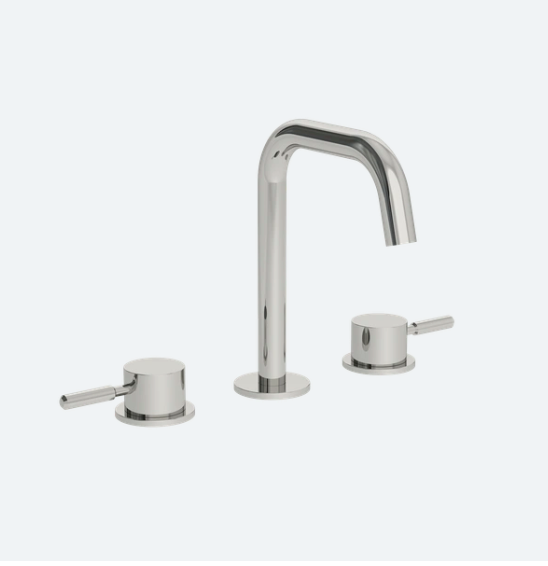 Coalbrook Domo 3TH Deck Mounted Basin Mixer Angled Fixed Spout DO1005