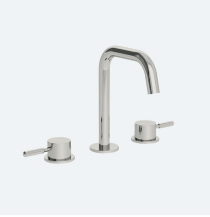 Coalbook Domo 3TH Deck Mounted Basin Mixer Angled Fixed Spout DO1005 ( 4 Colours Available )