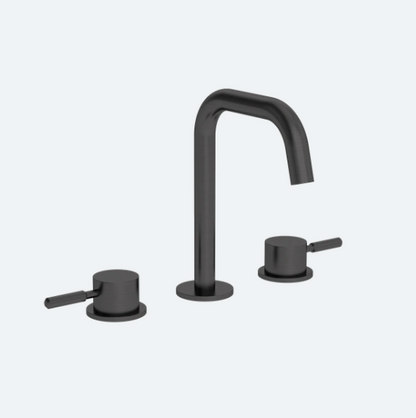 Coalbook Domo 3TH Deck Mounted Basin Mixer Angled Fixed Spout DO1005 ( 4 Colours Available )