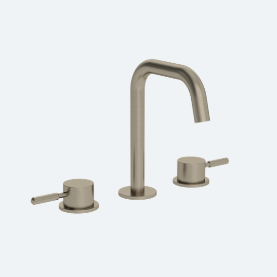 Coalbrook Domo 3TH Deck Mounted Basin Mixer Angled Fixed Spout DO1005