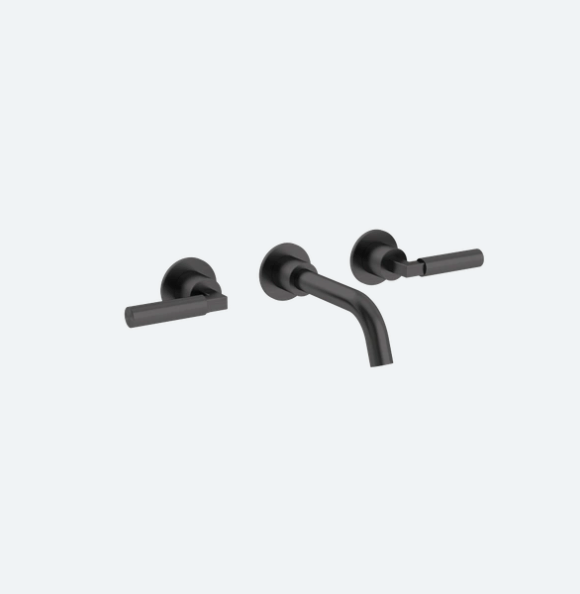 Coalbrook Zurich 3TH Wall Mounted Basin Mixer with Boss (165mm Spout) ZU1018