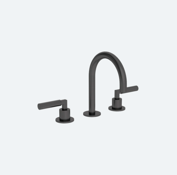 Coalbook Zurich 3th Deck Mounted Basin Mixer Round Fixed Spout ZU1006