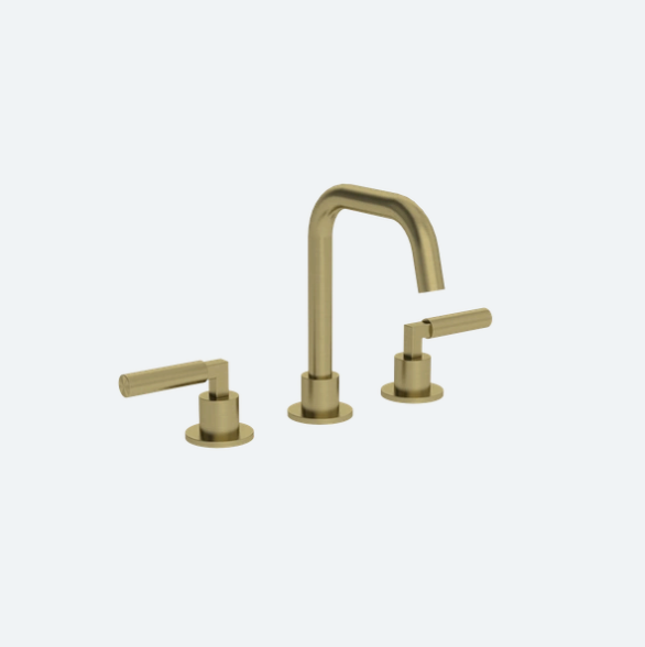 Coalbook Zurich 3th Deck Mounted Basin Mixer Angled Swivel Spout ZU1015