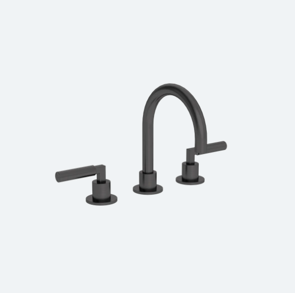Coalbook Zurich 3th Deck Mounted Basin Mixer Round Swivel Spout ZU1016