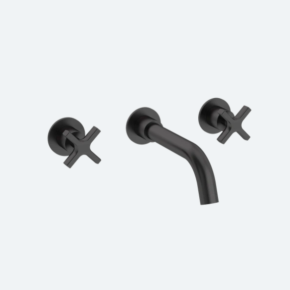 Coalbook Bank 3th Wall Mounted Bath Filler (190mm Spout) with Boss including Rough BA2005