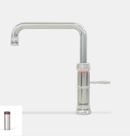 Quooker 3 in 1 PRO3 Classic Fusion Square Boiling Water Tap