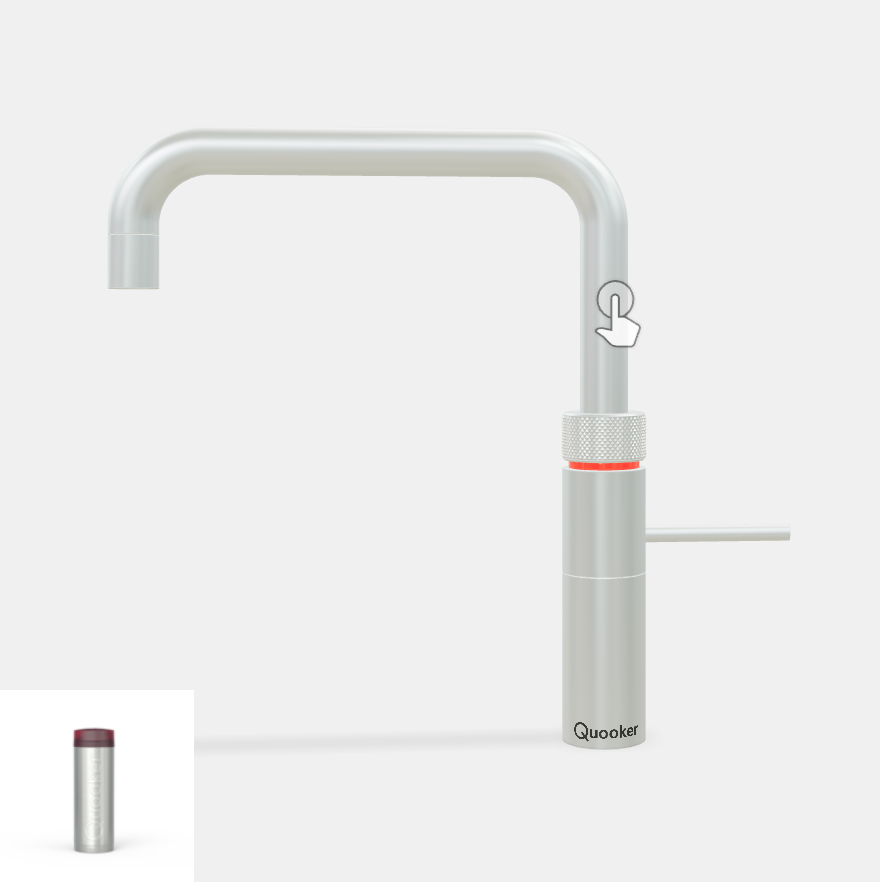 Quooker 3 in 1 PRO3 Fusion Square Boiling Water Tap