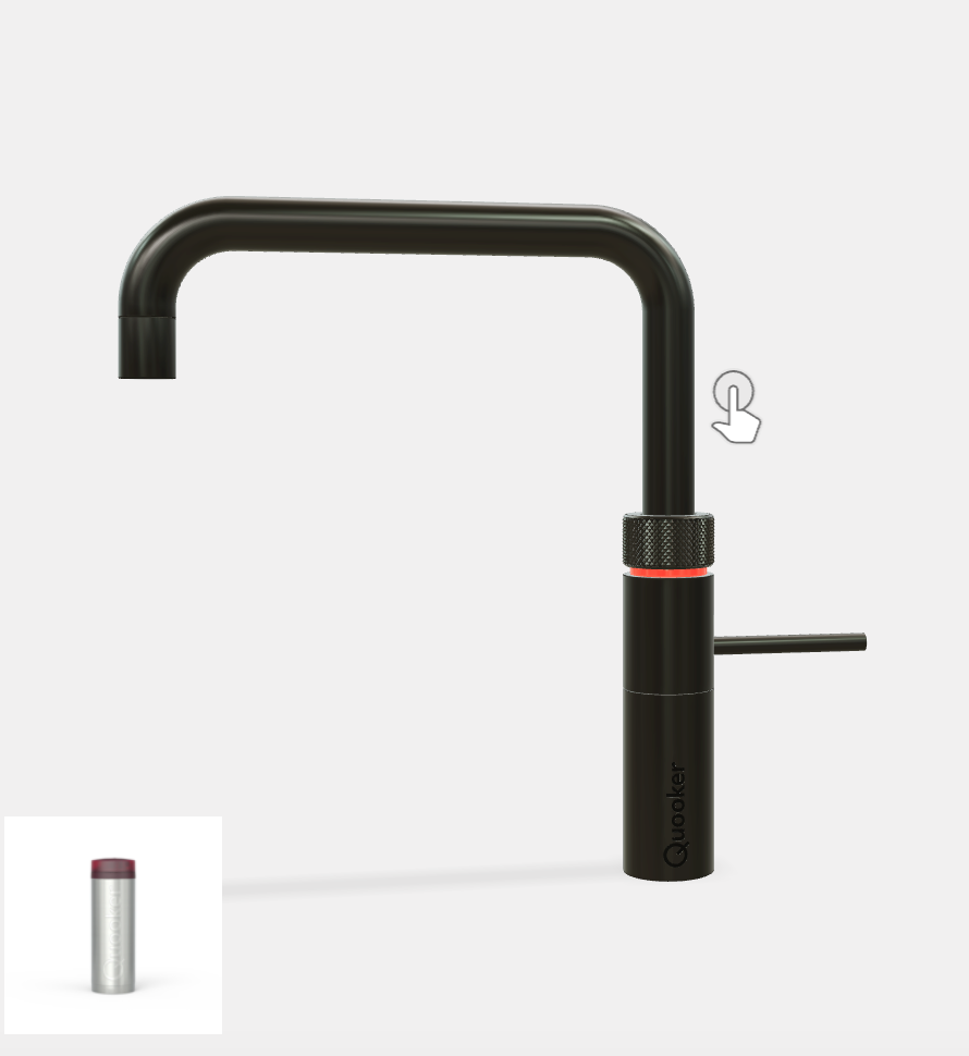 Quooker 3 in 1 PRO3 Fusion Square Boiling Water Tap