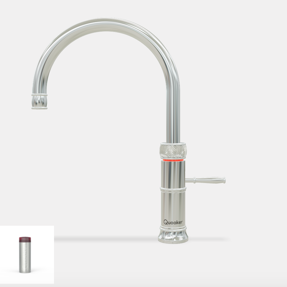 Quooker 3 in 1 PRO3 Classic Fusion Round Boiling Water Tap