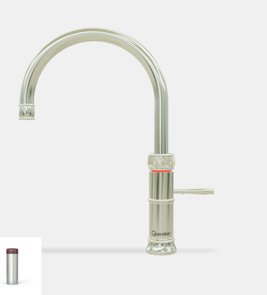 Quooker 3 in 1 PRO3 Classic Fusion Round Boiling Water Tap