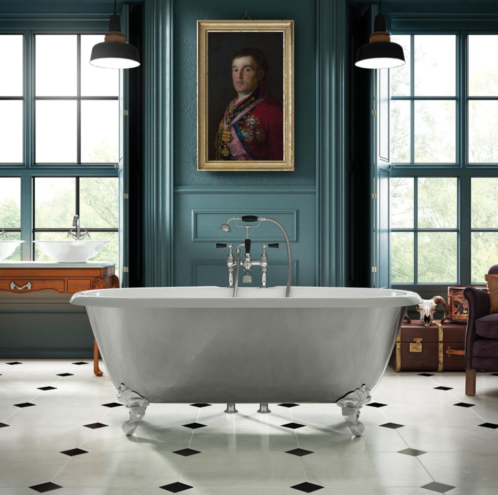 Ashton & Bentley Corinthian 1756mm Free Standing Bath with or without tap ledge option