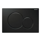 Geberit Sigma01 Dual Flush Plate in Black