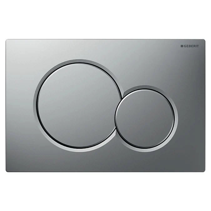 Geberit Sigma01 Dual Flush Plate in Matt Chrome