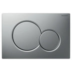 Geberit Sigma01 Dual Flush Plate in Matt Chrome