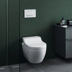 Geberit Sigma30 Dual Flush Plate in White / Gloss Chrome