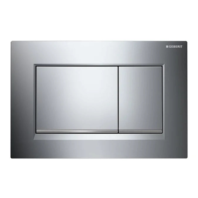Geberit Sigma30 Dual Flush Plate in Gloss Chrome